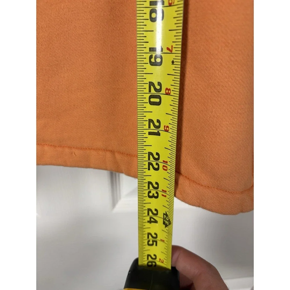 Vintage 90s Polo Ralph Lauren V Stitch Crewneck Sweatshirt Orange Mens Small